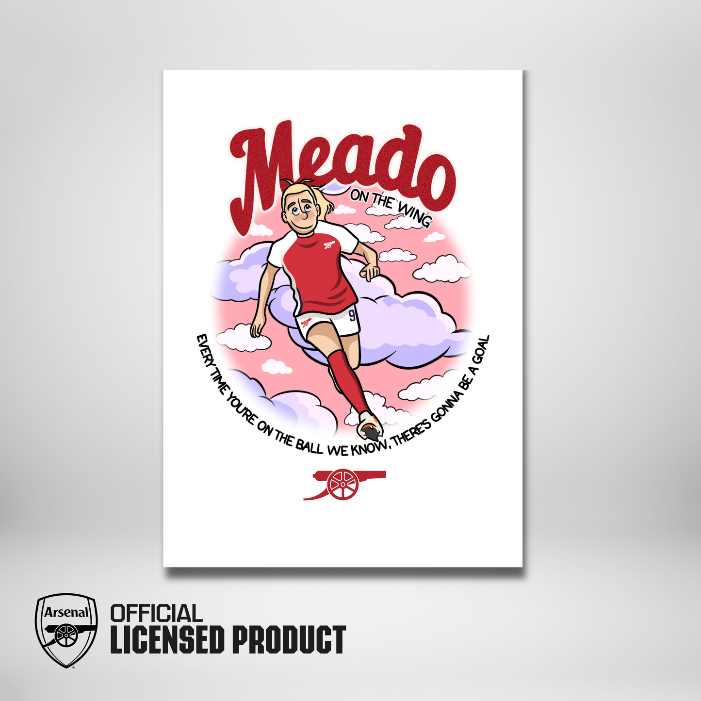 MEADO ON THE WING ARSENAL A5 PRINT